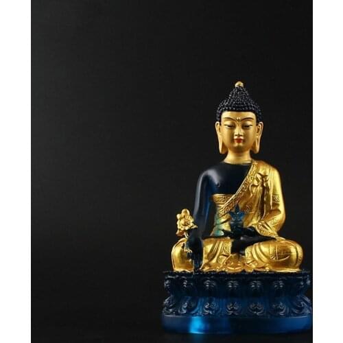 Great wisdom Manjusri Bodhisattva, Hand painted small Buddha statues of Tibetan Esoteric Buddhism, Exquisite Manjusri Bodhisat