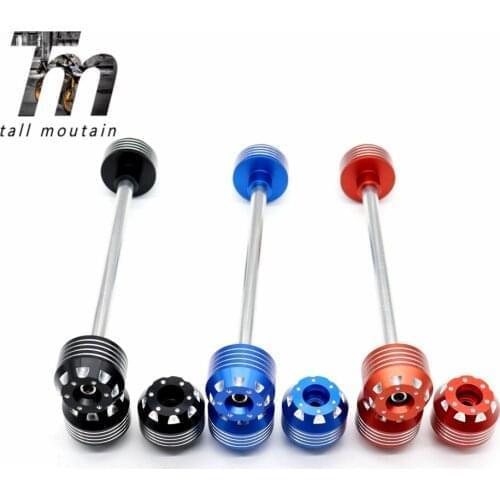 For MV Agusta F3 Brutale 675/800 2013 2014 2015 Front Axle Fork Crash Slider Motorcycle Accessories Wheel Protector