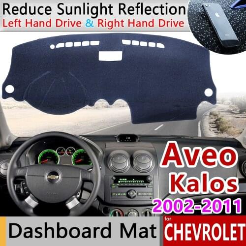 For Chevrolet Aveo Kalos Lova Gentra Pontiac G3 2002~2011 Anti-Slip Mat Dashboard Cover Pad Sunshade Dashmat Cape Accessories