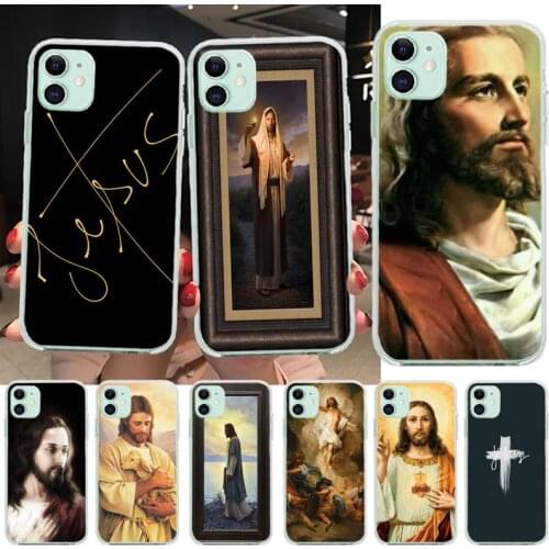 PENGHUWAN Christ Jesus DIY Luxury Phone Case for iPhone 11 pro XS MAX 8 7 6 6S Plus X 5S SE XR cover