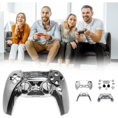 Replacement DIY Shell Cover Full Buttons Set For PS5 DualSense Housing Shell Kit Slim Controller Cover Case With Screwdriver