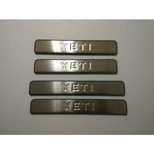 Car styling For 2013-2016 Skoda Yeti High quality stainless steel Scuff Plate/Door Sill Door Sill car accessories