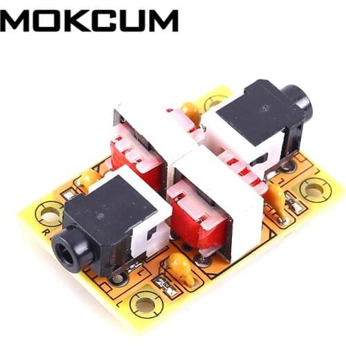 Stereo Audio Isolator Common GND Anti-Interference Signal Noise Filter Eliminator for Amplifier Module