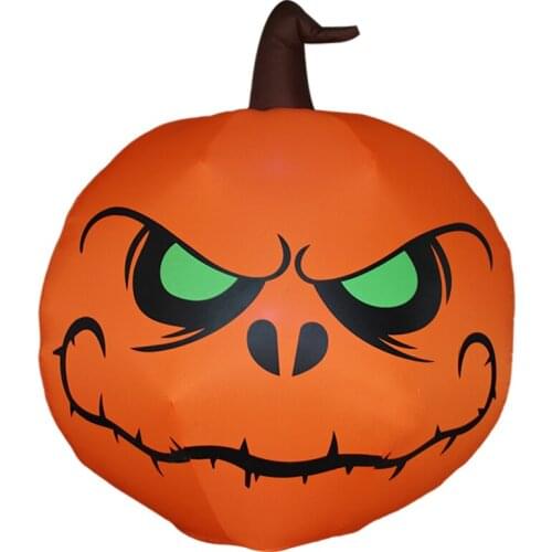 Halloween Light Up Inflatable Pumpkin Decorations with LED Light for Yard Halloween Holiday Outdoor Indoor Props EU-Plug