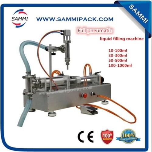 High Quality Full Pneumatic Liquid Filling Machine For Shampoo,Bath Gel,Mineral Water,Soy Milk Etc