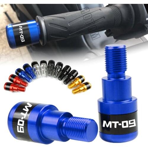 Motorcycle Handlebar Grip Ends Weights Anti Vibration Silder Plug For Yamaha MT-09 MT09 MT FZ FJ 09 TRACKER 2014 2015 2016 2017
