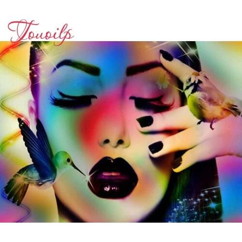 5D diy diamond painting sale Cross stitch kits sexy woman girl Diamond mosaic pattern 3d pictures Full Diamond Embroidery beaded