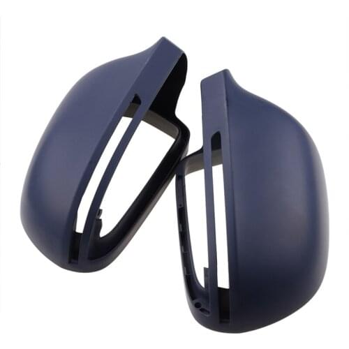 Side Rearview Mirror Cover Cap Mirror Fit For Audi A4 B8 A6 C6 A5 8T Q3 A3 8P ABS Car Accessories Modified Part