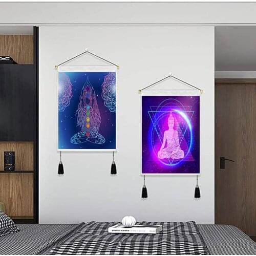 Room Decoration Paintings Seven Chakra Meditation Series Wall Cloth Background Cloth Living Room Decoration Bedside Tapestry