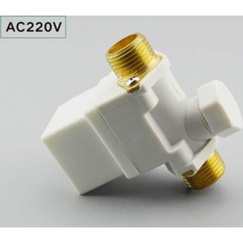 AC 220V Water Air N/C Normally Closed Open Pressure Solenoid Valve 1/2" Electric Solenoid Valve for Garden Irrigation Tool