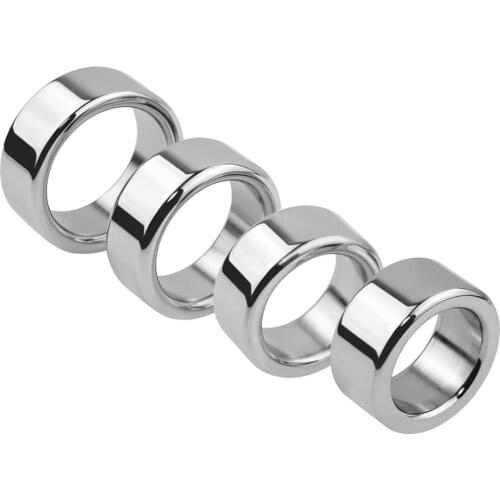 5mm Thick Stainless Steel Penis Ring Metal Cock Ring Male Retarded Ejaculation Ring BDSM Sex Products For Men Penis Sex Toys