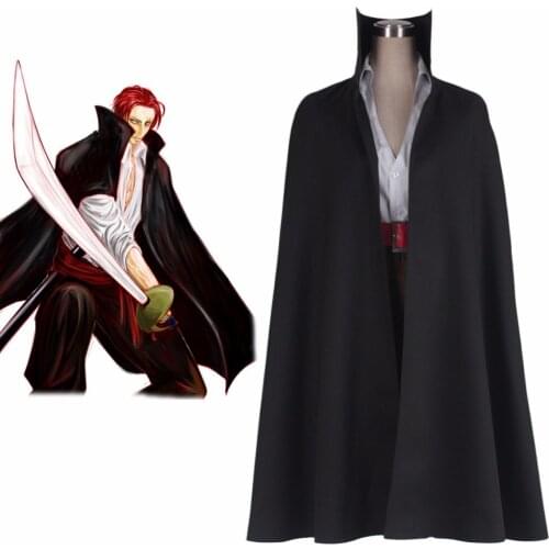 One Piece Red-Haired Shanks Two Years Ago Cosplay Costume