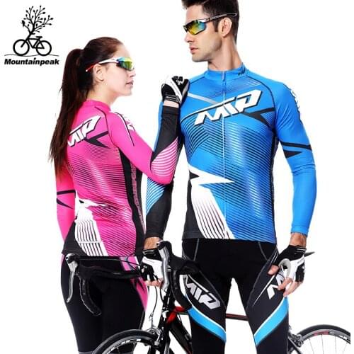 Mountainpeak Riding Suit Summer Long Sleeved Suit of Men and Women Cycling Clothing Cycling Jersey and Pants