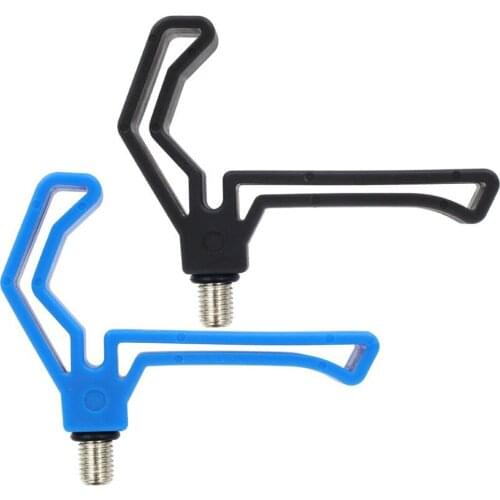 M3/8 Plastic Fishing Rod Rest Gripper Head Carp Fish Pole Holder Bracket Support Stand V Shape Fishing Tackle Accessories