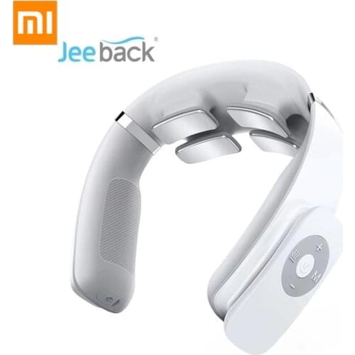 XIAOMI Jeeback G3 Electric Wireless Neck Massager Massage Tools TENS Pulse Relieve Neck Pain 4 Head Vibrator Heating Cervical