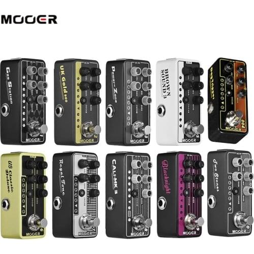 MOOER MICRO PREAMP Series 008 Cali-MK 3 Californian Session Combo Digital Preamp Preamplifier Guitar Effect Pedal True Bypass