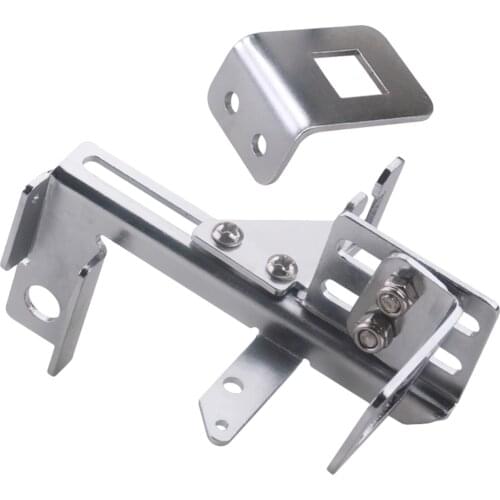 New Chrome Auto Throttle Cable Kickdown Bracket Kit Assy for Chevrolet SBC Holley Kick Down