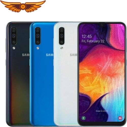 Original Samsung Galaxy A50 Octa-core 6.4 Inches 4GB RAM 64GB ROM 25MP Triple Rear Camera Dual SIM Android Unlocked Cellphone