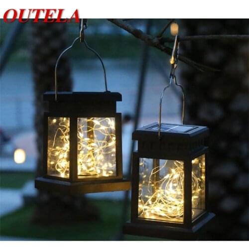 OUTELA Solar Landscape Lights Outdoor LED Modern Waterproof IP65 Pillar Garden Candle Lamp for Decoration