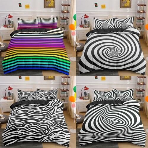 Comforter Cover,Stripe Lines Palette Abstract Art Design,Decorative 2/3 Pieces Bedding Set 1 Duvet Cover And or 2 Pillow Shams