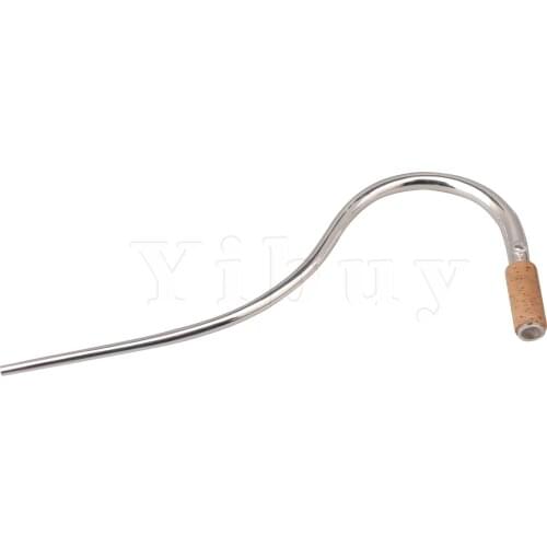 21.5cm Length Silver Plated Bassoon Bocal Crook Copper Mouthpiece with Cork Woodwind Instrument Accessories