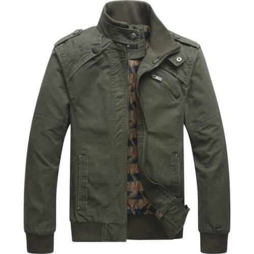 Dropshipping Men Military jackets coats Bomber Jackets Jaqueta Masculina Spring Casual jacket mens Autumn Cotton jacket coats