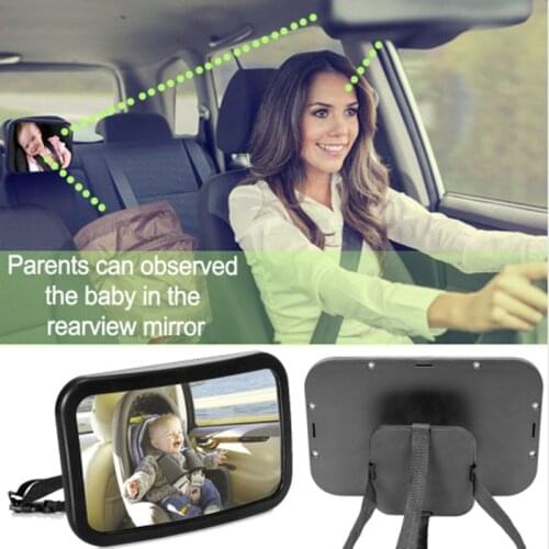 Adjustable Wide Car Rear Seat View Mirror Baby/Child Seat Car Safety Mirror Monitor Headrest High Quality Car Interior Styling