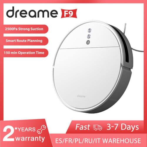 Dreame F9 Robot Vacuum Cleaner 2500Pa Strong Suction Planned Cleaning Automatically Charging Dust Collector Aspirator For Home