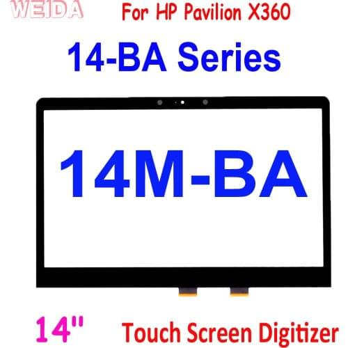 14" Touch Replacement For HP Pavilion X360 14M-BA 14-BA Series Touch Screen Digitizer Glass Panel for HP 14M-BA Touch Screen