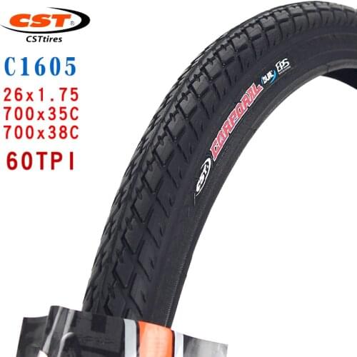 CST mountain bike tires C1605 Bicycle parts 26 inch 26*1.5 Road bicycle 700C 700*35C 38C wear resistant Stab proof bicycle tire