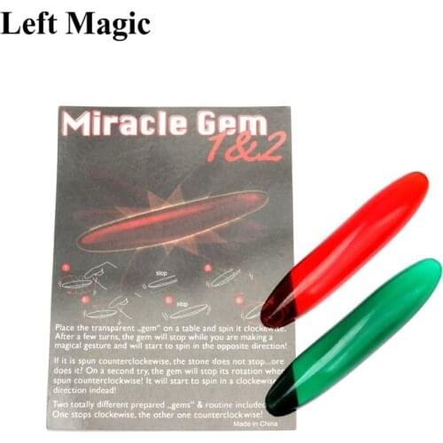 1pcs New Arrival Artistic Rattleback Magic Chembongo Philosophocal Toy Hand-size Plastic toys close up street magic tricks