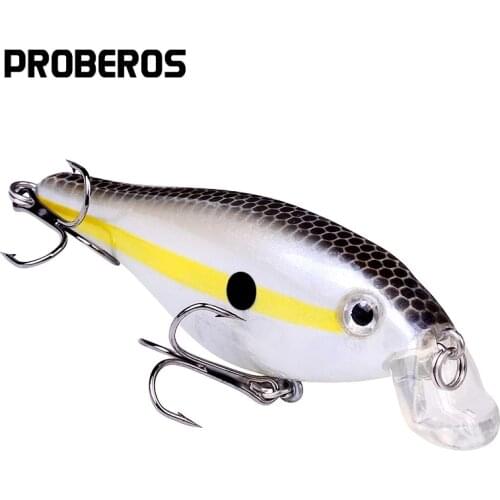 1Pcs PROBEROS Topwater Crankbait Fishing Lure 8.5cm 11g Artificial Wobblers Crank Bait Bass Trout Fishing Tackle Pesca Peche