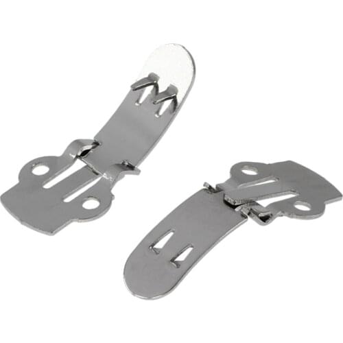 20pcs Blank Stainless Steel Shoe Clips Clip DIY Craft Buckles
