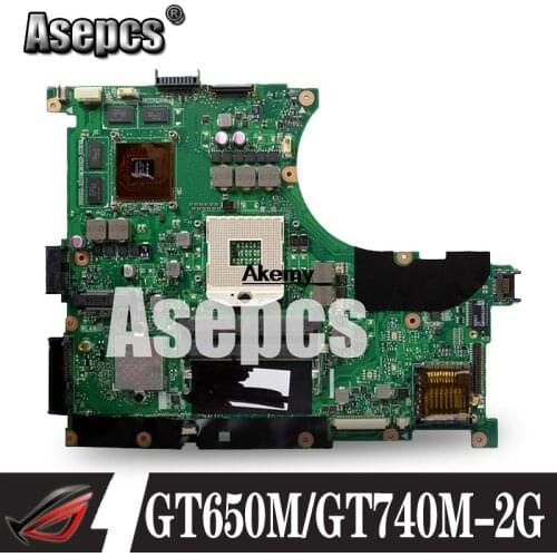 Asepcs N56VB/N56VM Laptop motherboard For Asus N56VB N56VM N56VJ N56V Test original mainboard GT650M/GT740M-2G Support i3 i5 i7