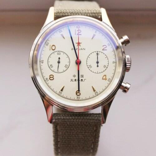 Retro 40mm 1963 Pilot Military Watch Multi-Function Aviation Men Watches Five-Star Culture Tough Guy Personalized Gift Watch Man