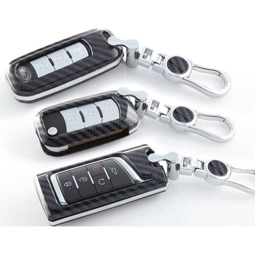 Carbon fiber key case For Gac Trumpchi GS3 GS4 GS5 GS7 GS8 GA4 GA5 GA6 2018 2019 Remote intelligent remote control key pack
