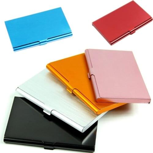 Practical Pocket Business Name Credit ID Card Case Metal Box Holder Aluminum DXAB