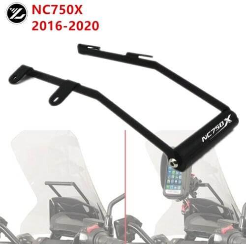 For Honda NC750X 2016-2020 NC 750 X Motorcycle Stand Holder Phone Mobile Phone GPS Navigation Plate Bracket LOGO NC750X