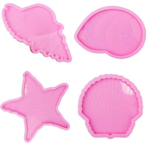 Starfish Shape Silicone Mold Epoxy Resin Coaster Mold Pallet Resin Casting Mold Suitable for Diy Agate Coaster Bowl Mat