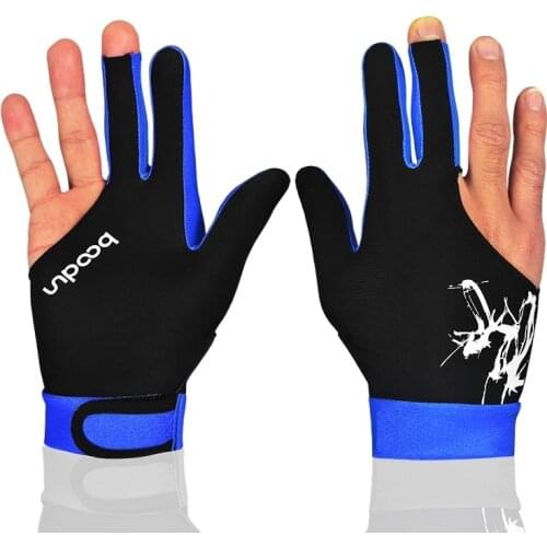Billiards Lycra Elasticity snooker pool billiards cue gloves billiard three finger glove 8 balls 9balls gloves