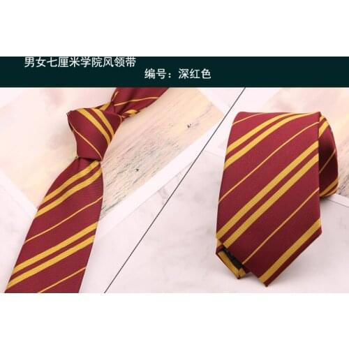 Tie JK four college style Lanfen multi-dyed student uniforms for men and women striped tie