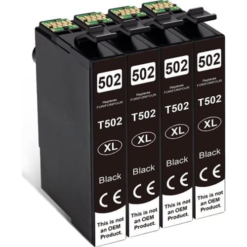 502XL T502XL Compatible Ink Cartridge With ARC Chip For Epson T502 Expression Home XP-5100 XP-5105 WF-2860DWF printers
