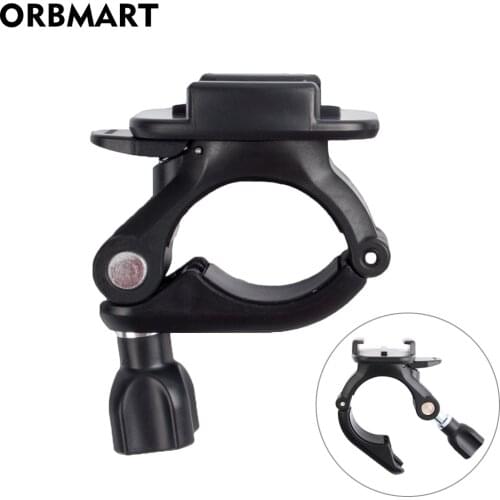 ORBMART Bicycle Bike Motorcycle Handlebar Handle Bar Mount Adapter with 360 Rotate for GoPro Hero 8 7 6 5 Go Pro SJCAM Xiaomi Yi