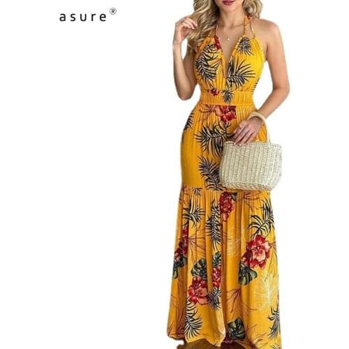 Summer Floral Dresses For Women 2021 Ladies Bohemian Vestidos Casual Kawaii Cottagecore Clothing Sukienka DR442