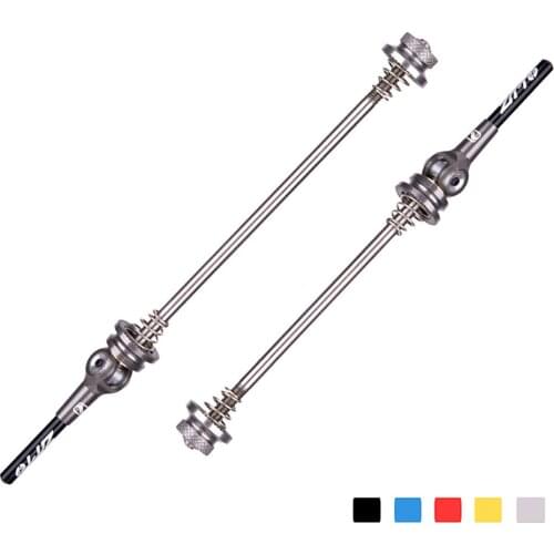 MTB Bicycle Road Bike QR Ti Skewers Ultralight 9mm 5mm Quick Release 100 135 Hub Lightweight Axle 1 Pair Bicycle Parts