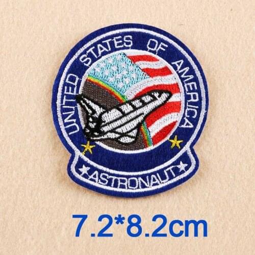 Astronaut Space Pilot Iron On Patch Clothes Patch For Clothing Girl Boy Embroidered Patch