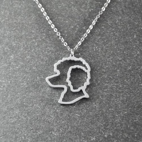 Poodle necklace, Poodle pendant, animal necklace ,alloy dog necklace , pet memorial gift, Poodle charm