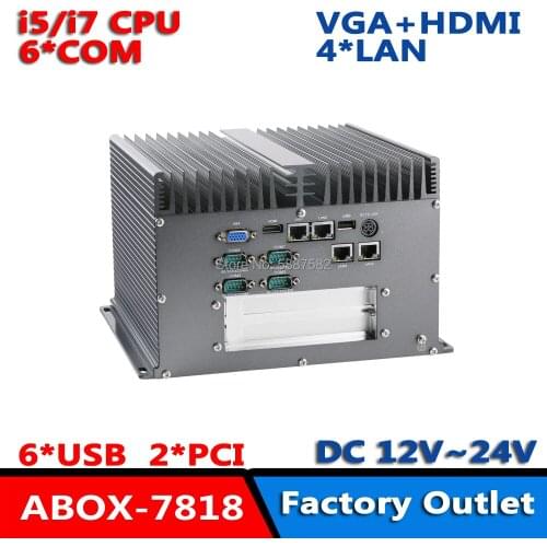 I5 i7 processor mini workstation Fanless system X86-based Network Appliance