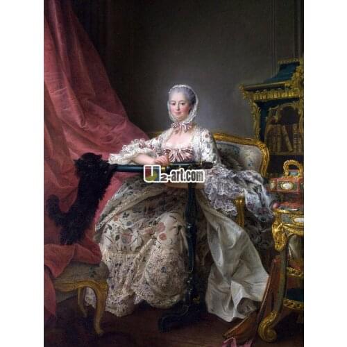 Reproduct art as canvas prints classical European art painting adame Pompadour fine craft for wall decor Figure-181
