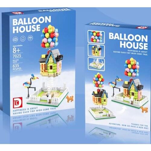 NEW MOC Balloon House Tensegrity Sculptures Anti Gravity Dynamics Physics Balance Building Blocks Kit Classic Bricks Toys Gifts